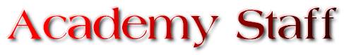 Academy Staff